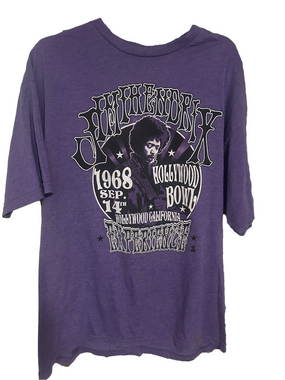 Jimi Hendrix Experience t-shirt purple XXL